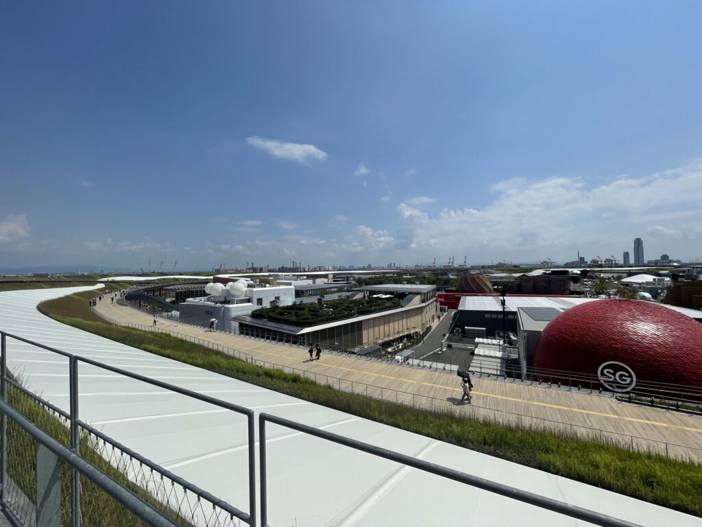 大阪万博 大屋根リング 屋上